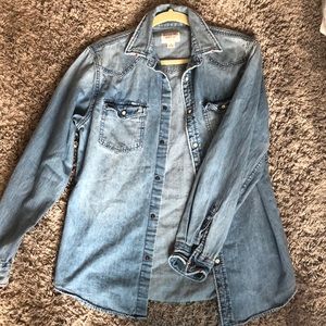 Light wash jean jacket
